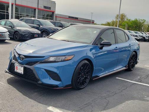 Cavalry Blue/Midnight Black Metallic 2022 Toyota Camry TRD