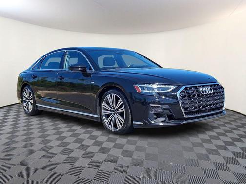 Mythos Black Metallic 2023 Audi A8 L 55 TFSI quattro Tiptronic