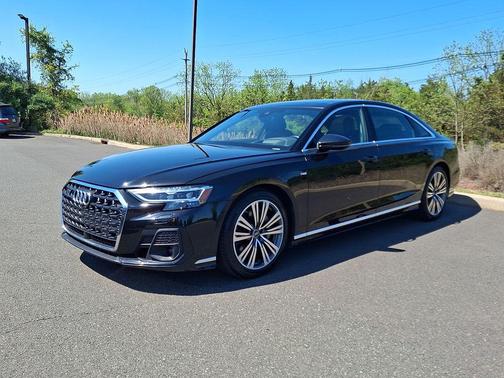 Mythos Black Metallic 2023 Audi A8 L 55 TFSI quattro Tiptronic