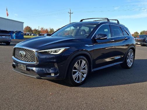 Hermosa Blue 2020 INFINITI QX50 SENSORY AWD