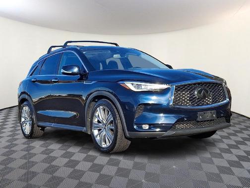 Hermosa Blue 2020 INFINITI QX50 SENSORY AWD