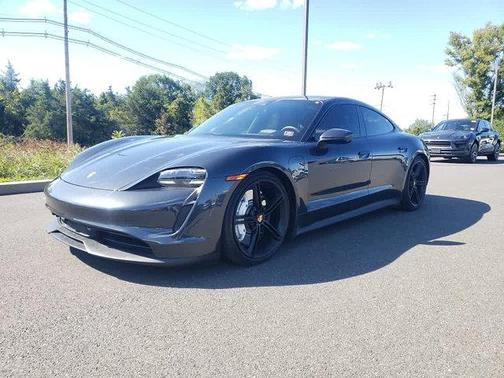 Volcano Grey Metallic 2021 Porsche Taycan 4S