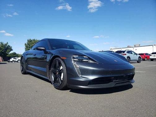 Volcano Grey Metallic 2021 Porsche Taycan 4S