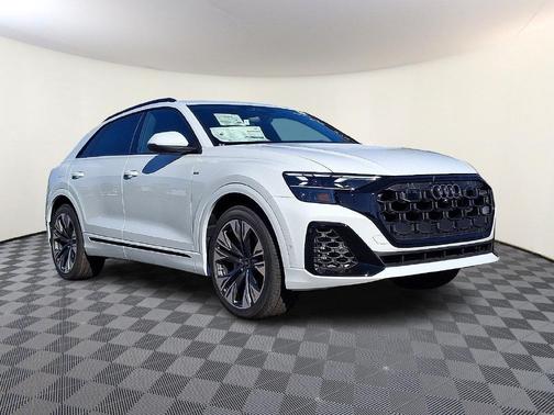 White 2027 Audi Q8 55 Prestige