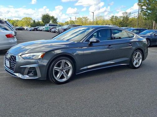 Daytona Gray Metallic 2022 Audi A5 Sportback 45 S Line Premium Plus