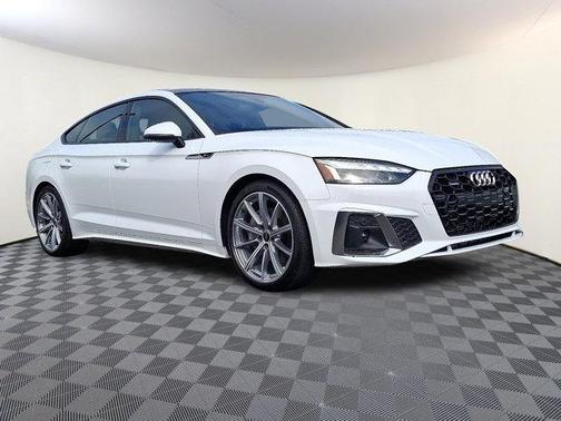 Arkona White 2025 Audi A5 Sportback 45 S Line Premium