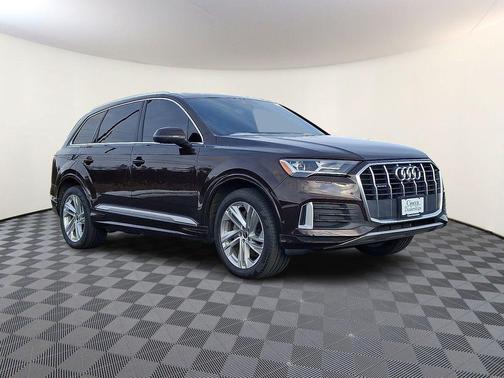 Barrel Brown Metallic 2022 Audi Q7 45 Premium
