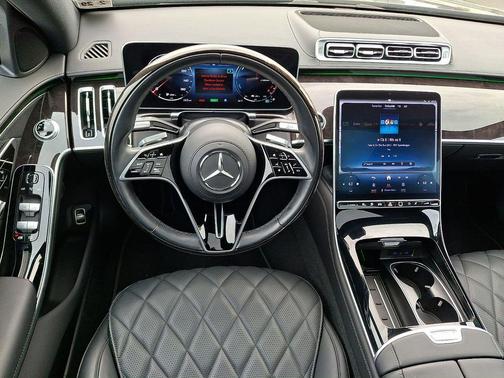 Black 2024 Mercedes-Benz S-Class S 580e 4MATIC