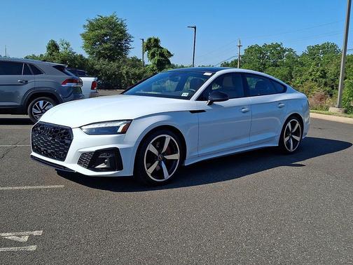 Glacier White Metallic 2023 Audi A5 Sportback 45 S Line Premium Plus