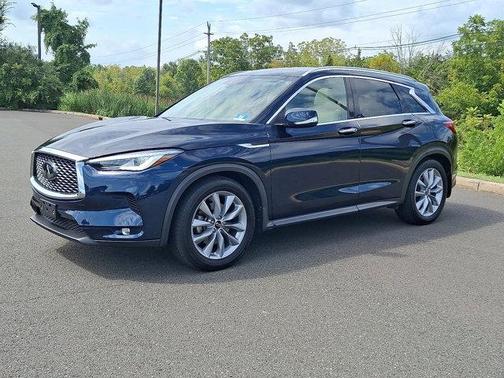 Hermosa Blue 2020 INFINITI QX50 LUXE AWD