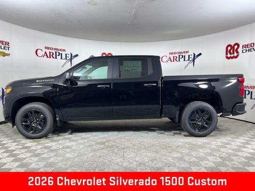 Black 2026 Chevrolet Silverado 1500 Custom