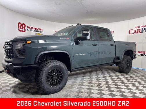 Cypress Gray 2026 Chevrolet Silverado 2500 Crew Cab, Standard Bed, XR2, 4WD