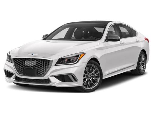 Casablanca White 2018 Genesis G80 3.3T Sport