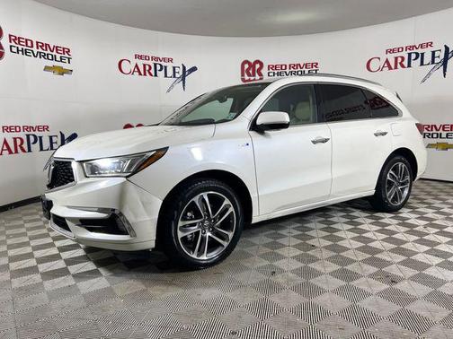 White Diamond Pearl 2017 Acura MDX Sport Hybrid w/Advance Package