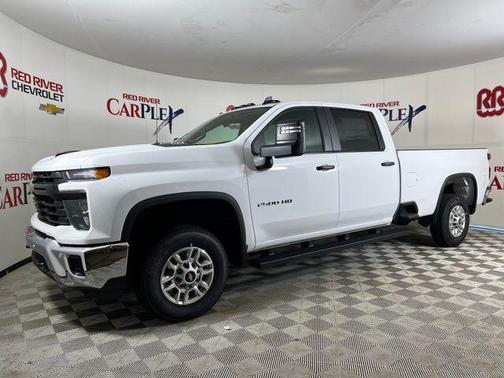 Summit White 2026 Chevrolet Silverado 2500 Crew Cab, Long Bed, WT, RWD