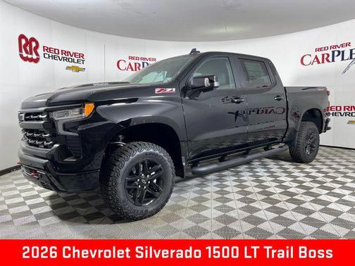 Black 2026 Chevrolet Silverado 1500 LT Trail Boss
