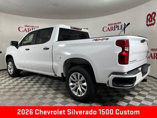 Summit White 2026 Chevrolet Silverado 1500 Custom