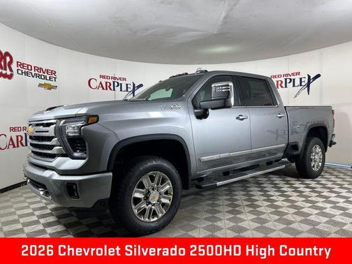 Sterling Gray Metallic 2026 Chevrolet Silverado 2500 High Country
