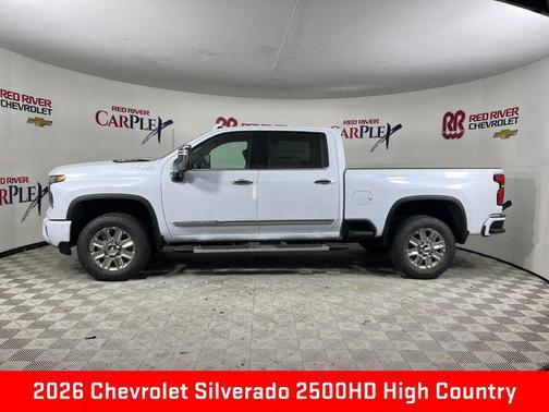 Polar White Tricoat 2026 Chevrolet Silverado 2500 High Country