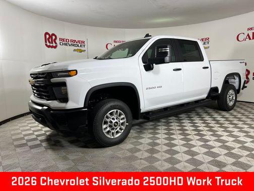 Summit White 2026 Chevrolet Silverado 2500 WT