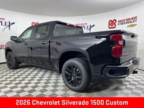 Black 2026 Chevrolet Silverado 1500 Custom