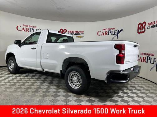 Summit White 2026 Chevrolet Silverado 1500 WT