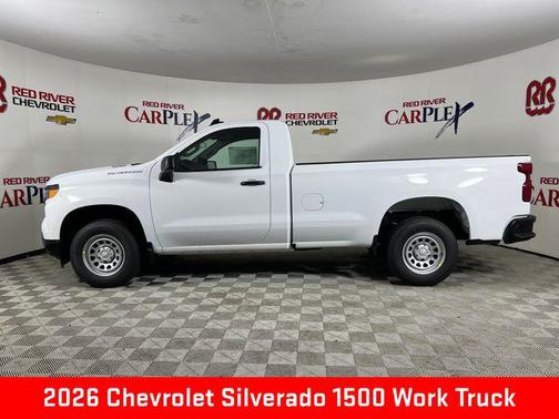 Summit White 2026 Chevrolet Silverado 1500 WT