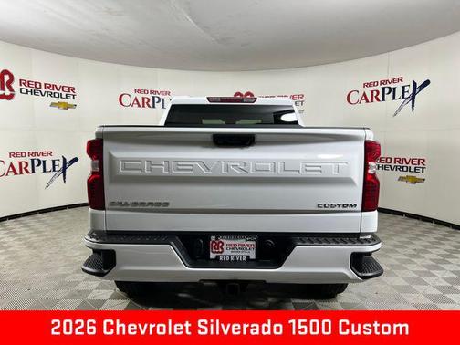 Summit White 2026 Chevrolet Silverado 1500 Custom