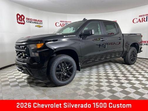 Black 2026 Chevrolet Silverado 1500 Custom