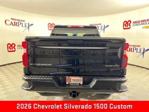 Black 2026 Chevrolet Silverado 1500 Custom