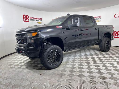 Black 2024 Chevrolet Silverado 1500 Custom Trail Boss