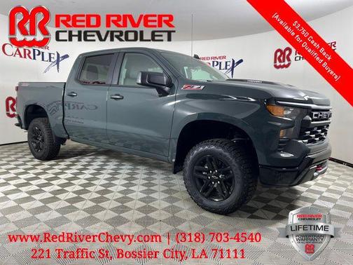 Cypress Gray 2026 Chevrolet Silverado 1500 Custom Trail Boss