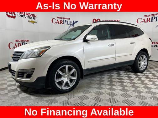 White Diamond Tricoat 2015 Chevrolet Traverse LTZ