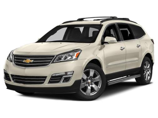 White Diamond Tricoat 2015 Chevrolet Traverse LTZ