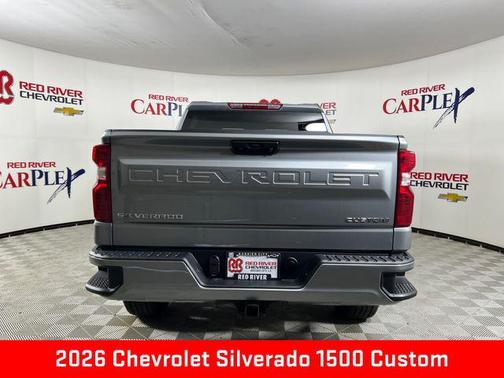 Sterling Gray Metallic 2026 Chevrolet Silverado 1500 Custom