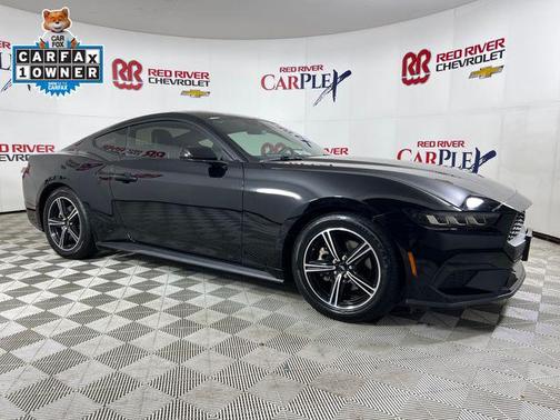 Shadow Black 2024 Ford Mustang EcoBoost