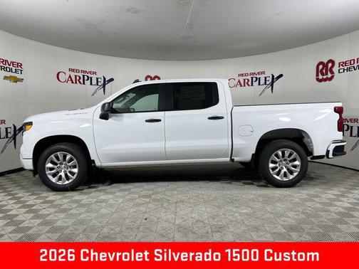 Summit White 2026 Chevrolet Silverado 1500 Custom