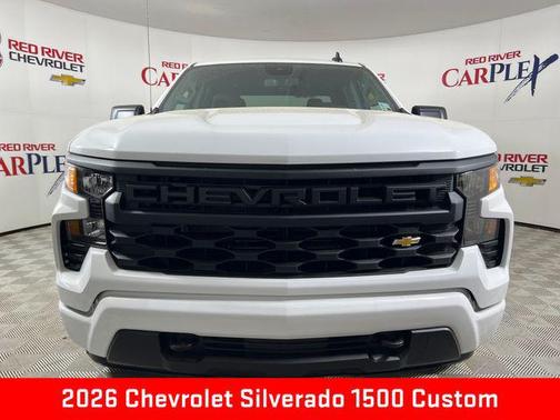Summit White 2026 Chevrolet Silverado 1500 Custom