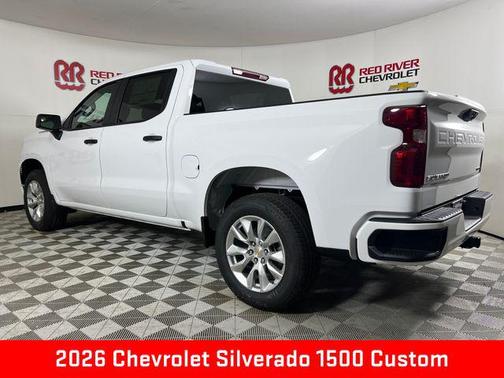 Summit White 2026 Chevrolet Silverado 1500 Custom