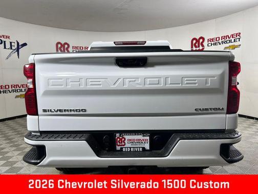 Summit White 2026 Chevrolet Silverado 1500 Custom