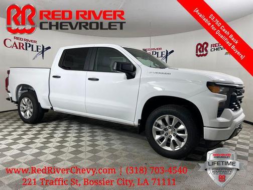 Summit White 2026 Chevrolet Silverado 1500 Custom