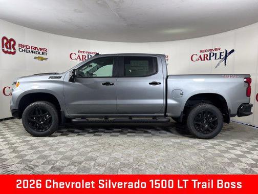 Sterling Gray Metallic 2026 Chevrolet Silverado 1500 LT Trail Boss