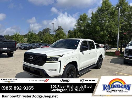 Glacier White 2023 Nissan Frontier SV