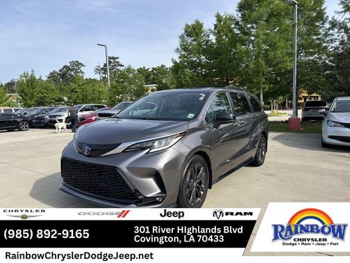 Predawn Gray Mica 2022 Toyota Sienna XSE 7 Passenger
