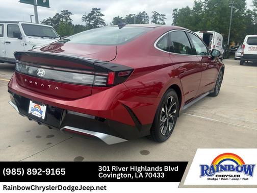 Red 2025 Hyundai SONATA SEL
