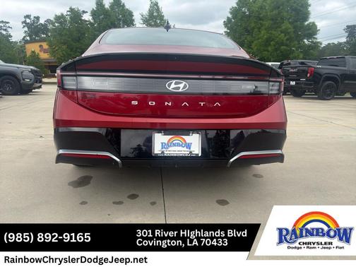 Red 2025 Hyundai SONATA SEL