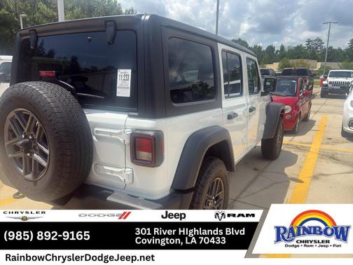 Bright White Clearcoat 2025 Jeep Wrangler Sport