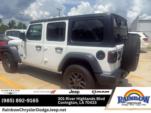 Bright White Clearcoat 2025 Jeep Wrangler Sport