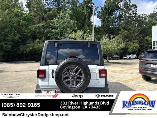 Bright White Clearcoat 2025 Jeep Wrangler Sport