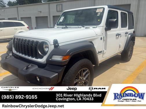 Bright White Clearcoat 2025 Jeep Wrangler Sport